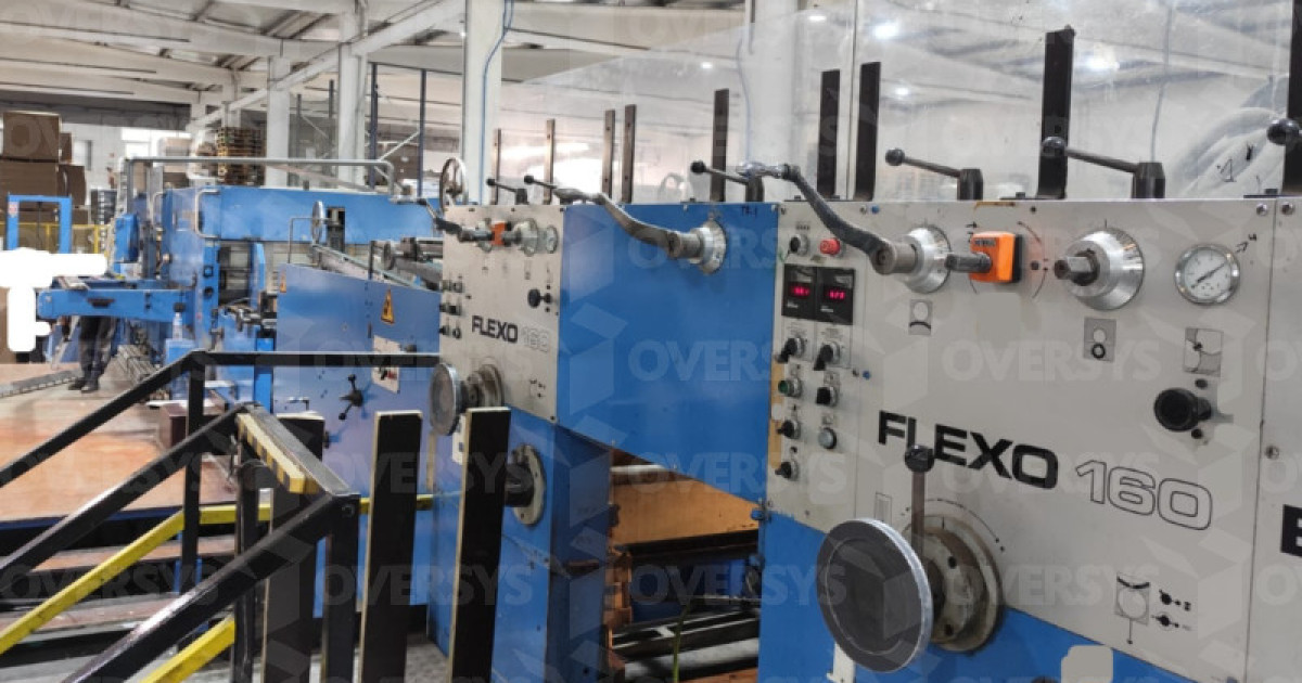 Düz Kalipli Kesi̇m Maki̇neleri̇ Bobst SPO 1600 kullanılmış makine